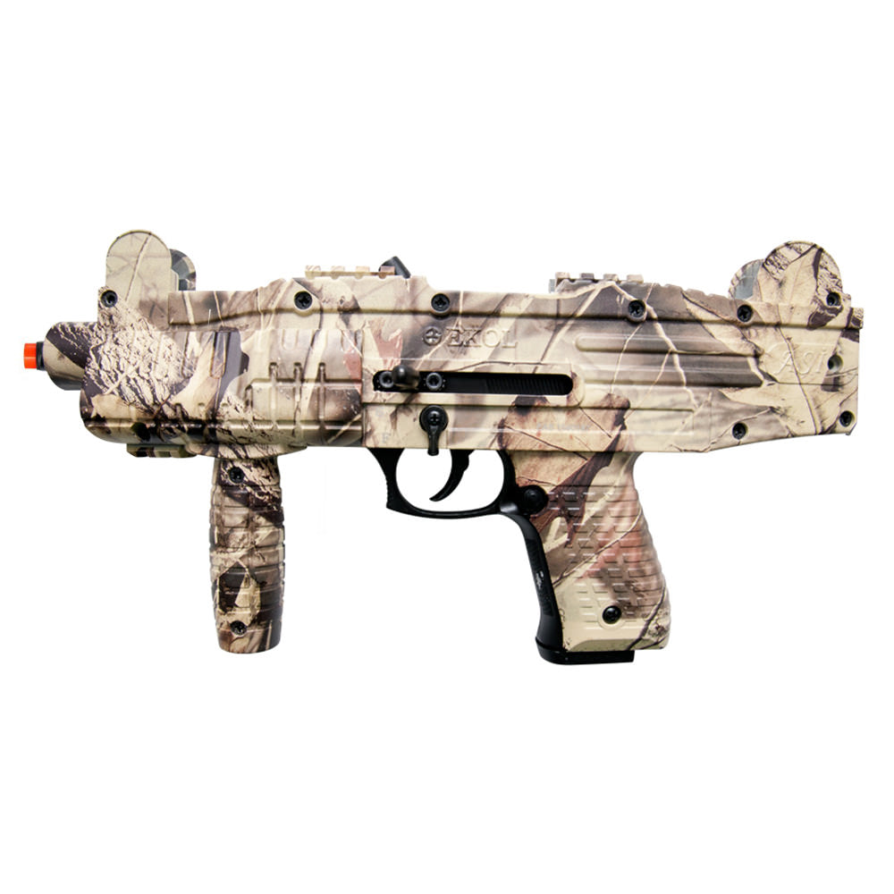 Camouflage ASI - UZI Fully Automatic Front Firing Blank Machine Gun - Tophatter's Army Products & Self Defense Collectible Weapons - Tophatter Daily Deals
